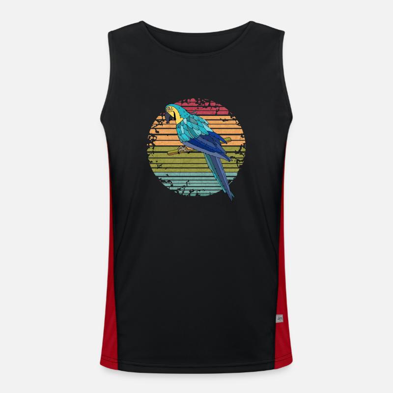 Vogel Funktionelles Kontrast-Tank Top für Männer 