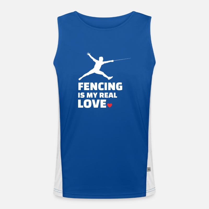 Fencing Men's Functional Contrast Tank Top 