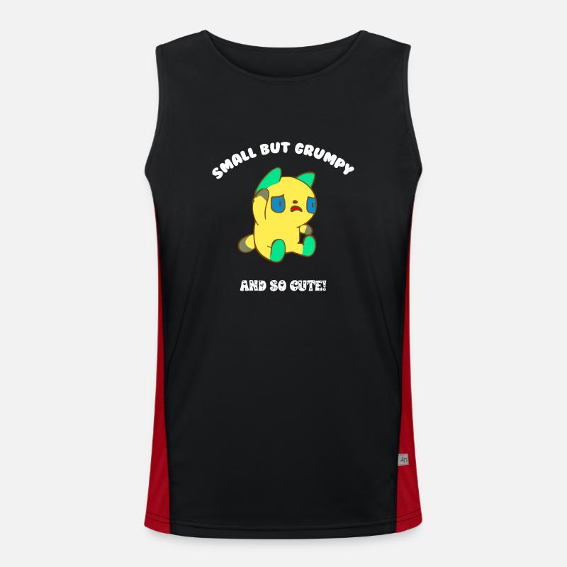 Small but grumpy Men's Functional Contrast Tank Top 