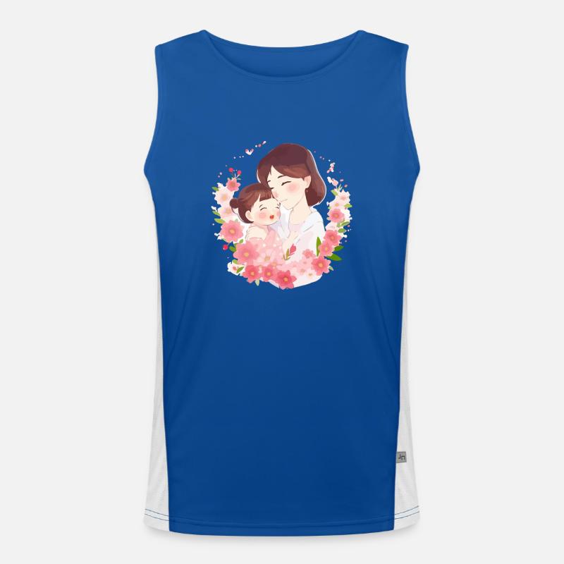 Muttertag Funktionelles Kontrast-Tank Top für Männer 