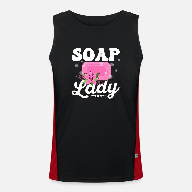 Savon Lady Savonnerie Savonneuse Débardeur respirant contrasté Homme 