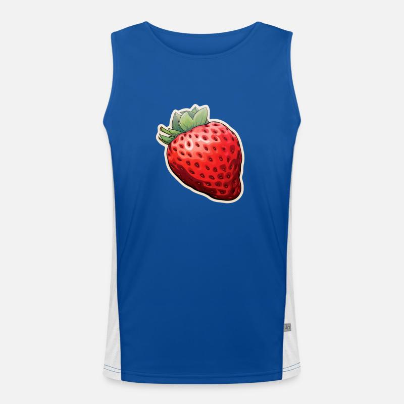 Fraise Débardeur respirant contrasté Homme 
