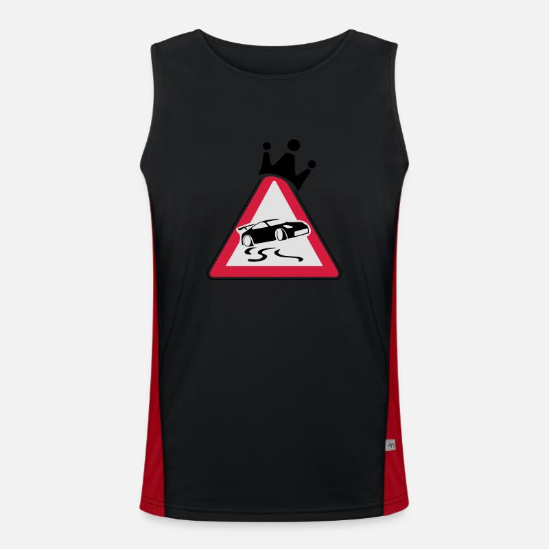 Drift King Men's Functional Contrast Tank Top 