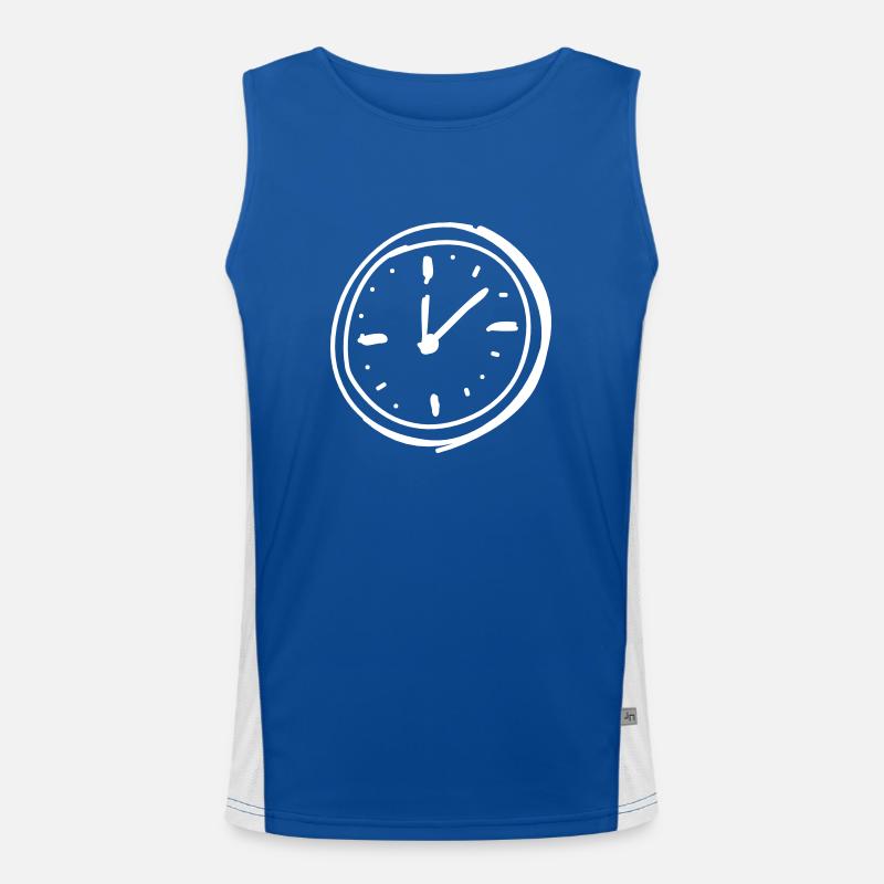 Pointer clock Men's Functional Contrast Tank Top 