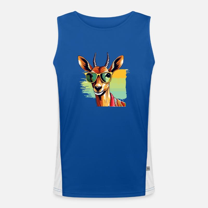 Mokka l'antilope Débardeur respirant contrasté Homme 
