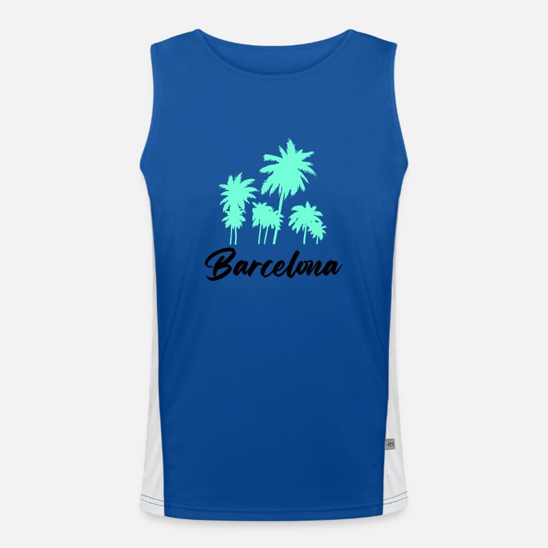 Barcelone Débardeur respirant contrasté Homme 