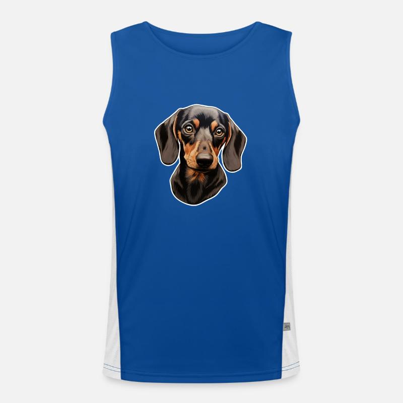 Teckel ou teckel Débardeur respirant contrasté Homme 