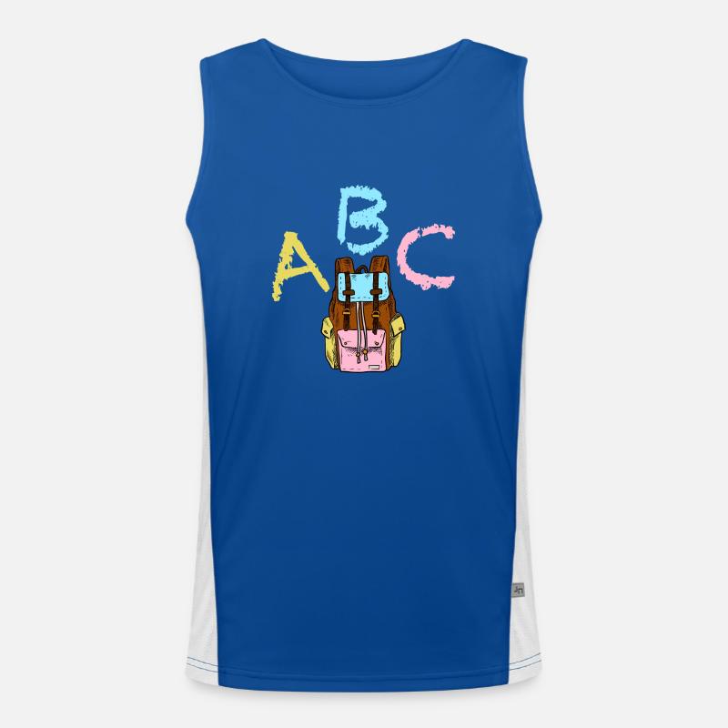ABC avec sac à dos Débardeur respirant contrasté Homme 