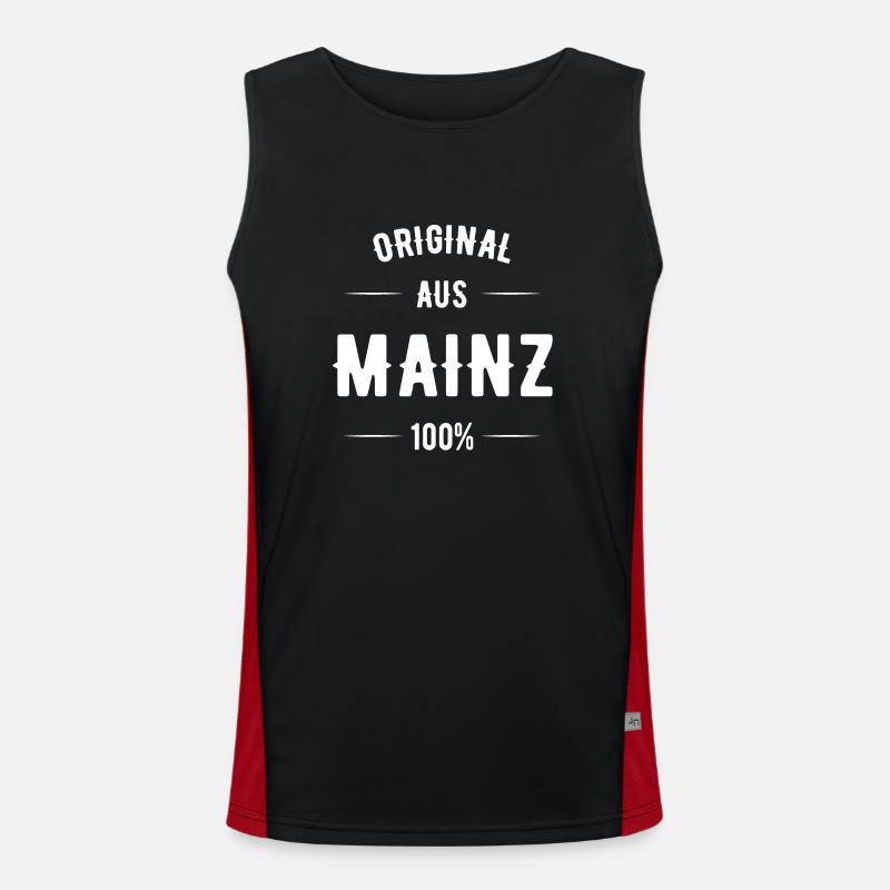 Mainz Funktionelles Kontrast-Tank Top für Männer 