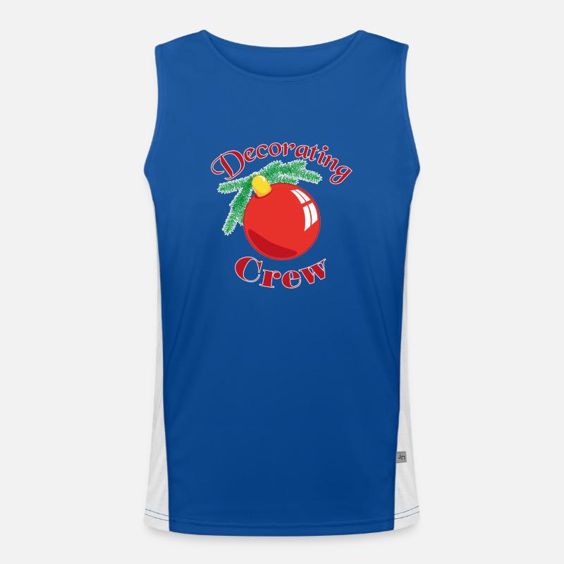 Decorating crew Men's Functional Contrast Tank Top 