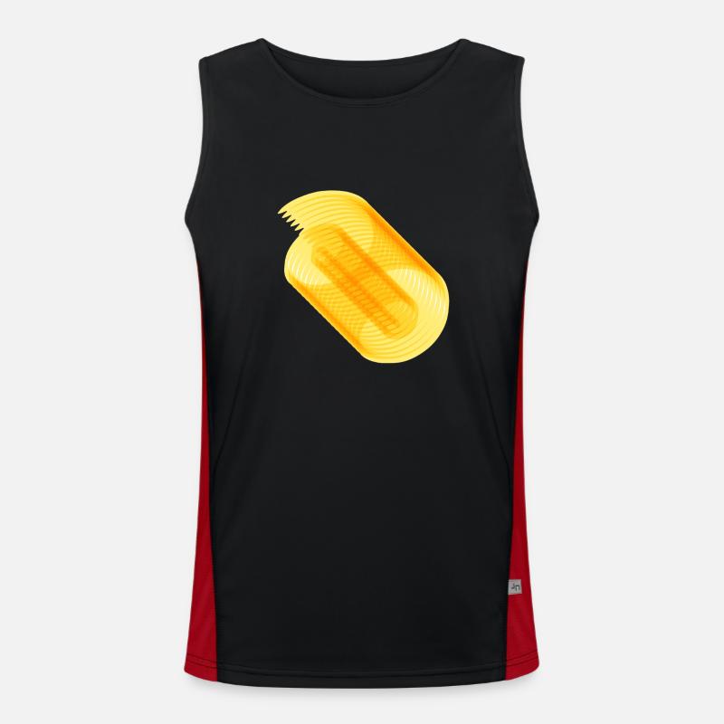 Unendliche Rolle Funktionelles Kontrast-Tank Top für Männer 