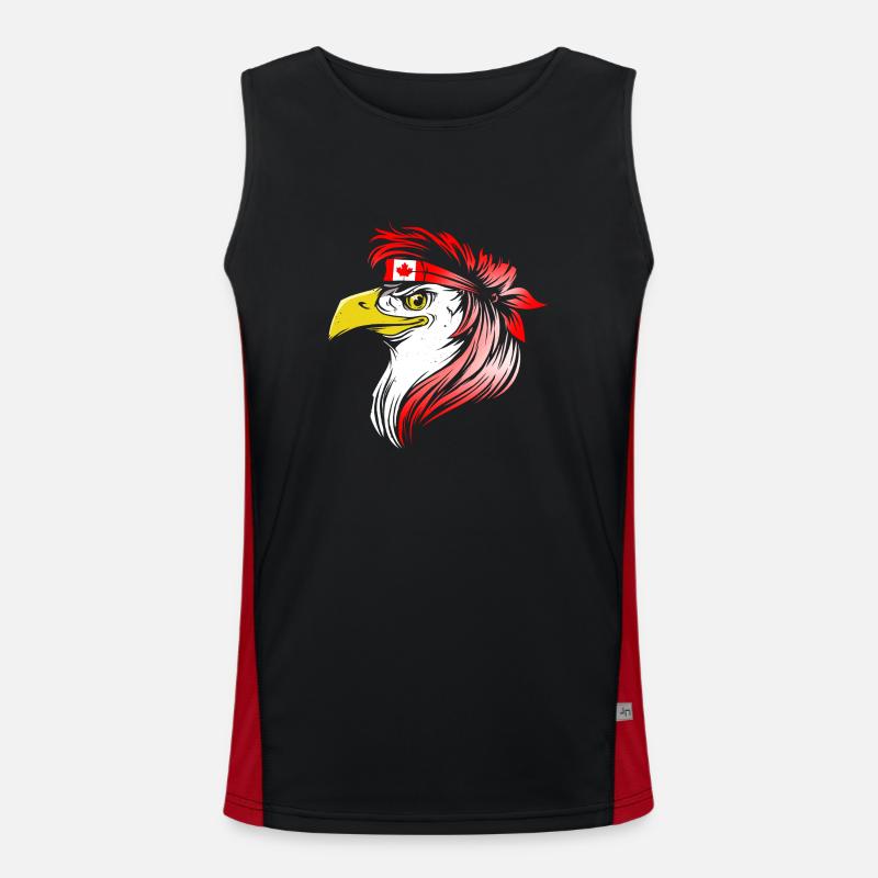 Kanada Funktionelles Kontrast-Tank Top für Männer 
