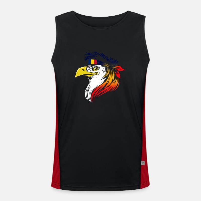 Tschad Funktionelles Kontrast-Tank Top für Männer 