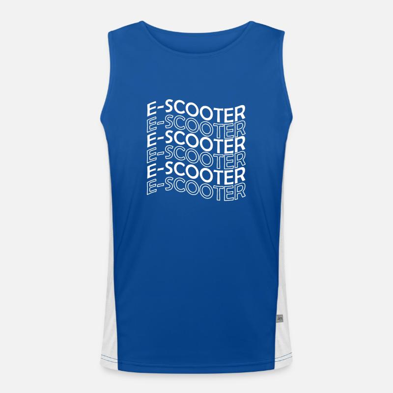 E-Scooter E-Roller Scooter Débardeur respirant contrasté Homme 