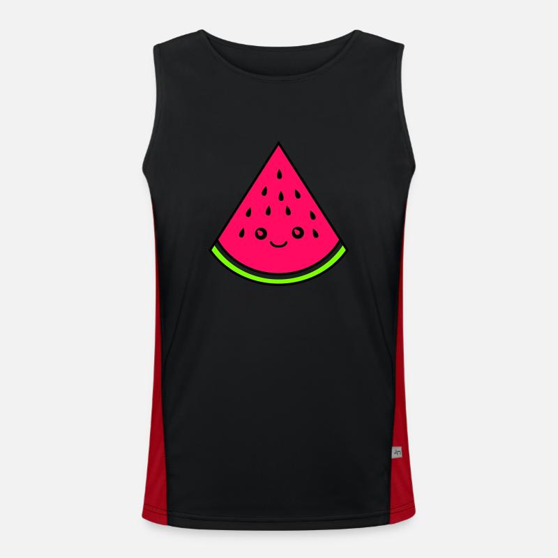 Melon funny Men's Functional Contrast Tank Top 