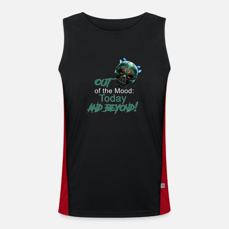 Zero Mood: Today and Beyond! Men's Functional Contrast Tank Top 