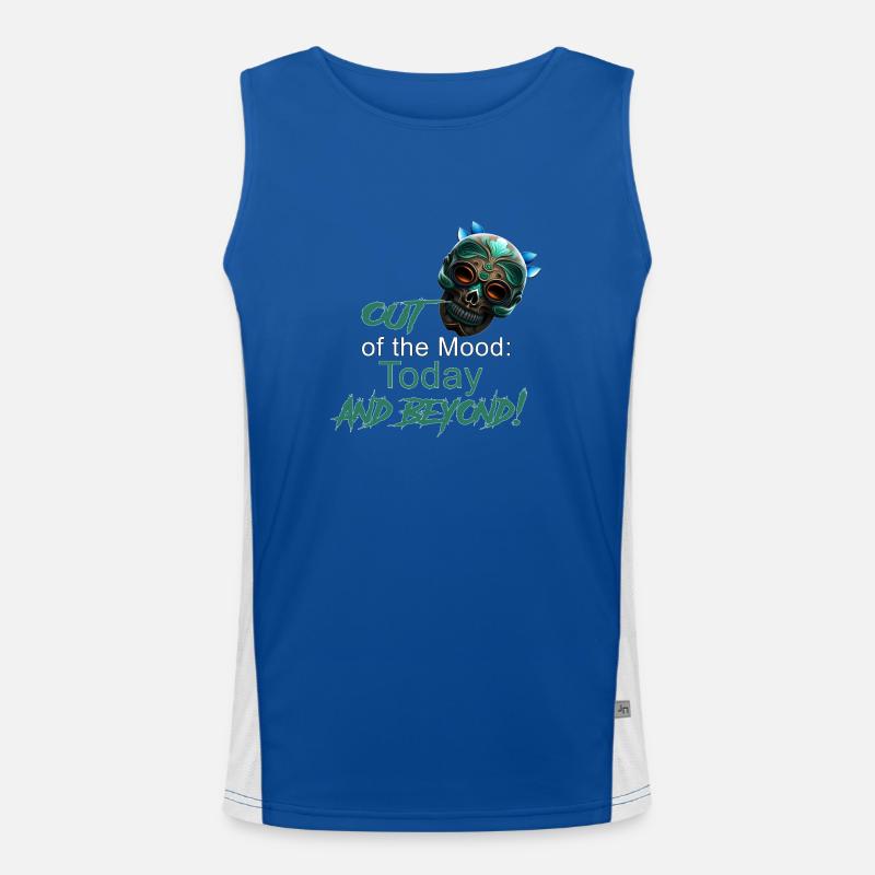 Zero Mood: Today and Beyond! Men's Functional Contrast Tank Top 