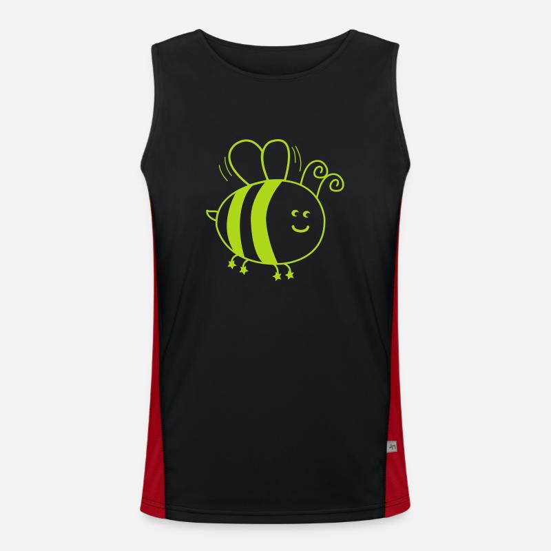 Bee Comic Men's Functional Contrast Tank Top 
