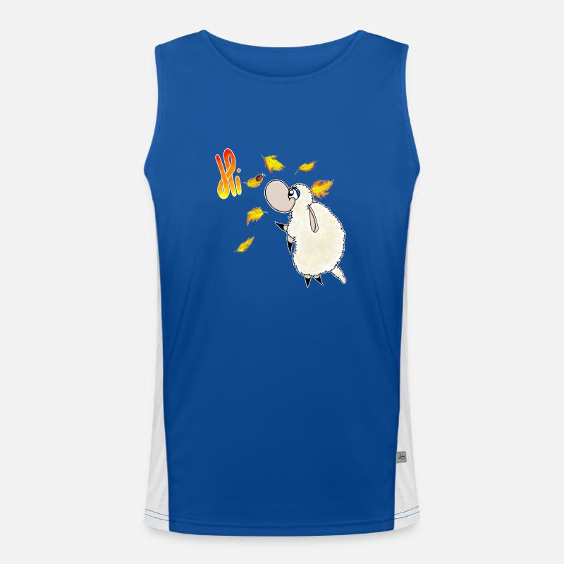 Wolly Sheepling Fall Gaming Men's Functional Contrast Tank Top 