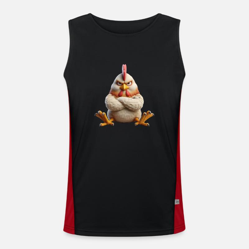 grim 1 Men's Functional Contrast Tank Top 
