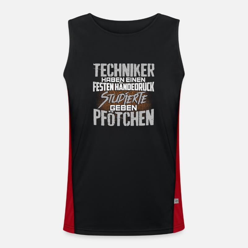 TECHNIKER - fest Funktionelles Kontrast-Tank Top für Männer 