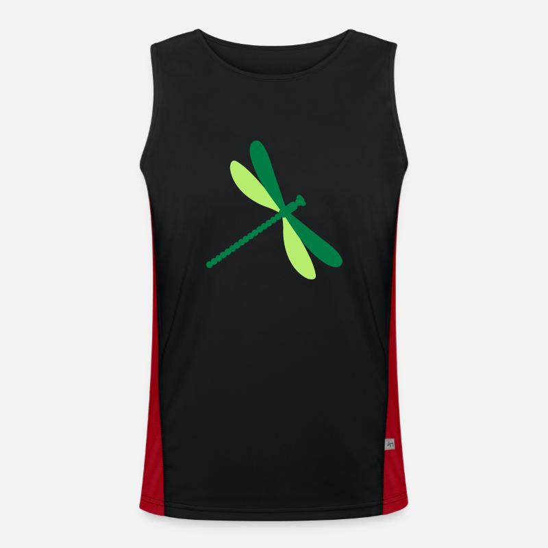 Dragonfly Men's Functional Contrast Tank Top 