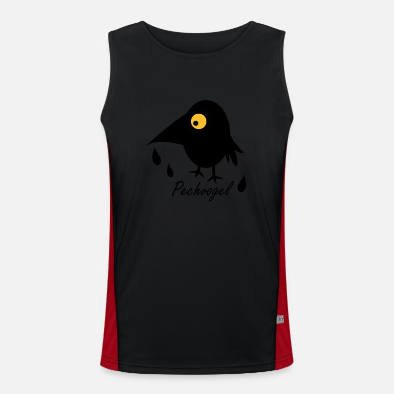 Pechvogel Funktionelles Kontrast-Tank Top für Männer 