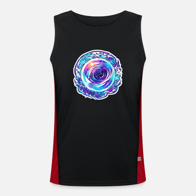 Space travel Men's Functional Contrast Tank Top 