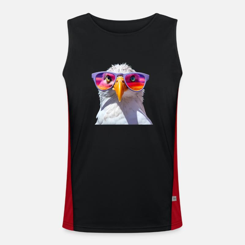 Seagulls Sunglasses Men's Functional Contrast Tank Top 