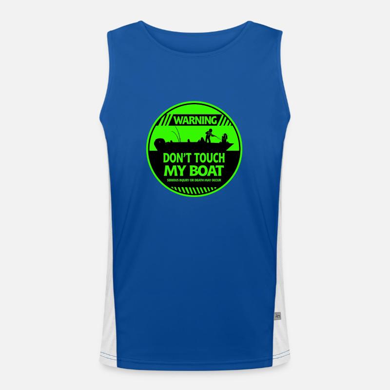 Boat Warning Men's Functional Contrast Tank Top 