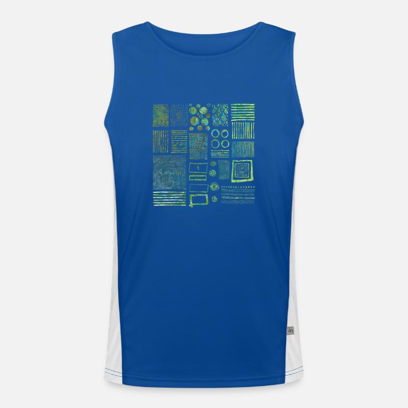 Graphic Men's Functional Contrast Tank Top 