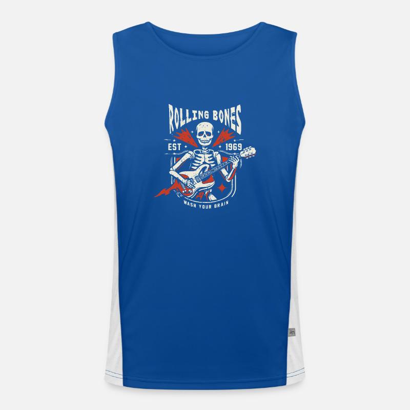 Rolling bones Men's Functional Contrast Tank Top 