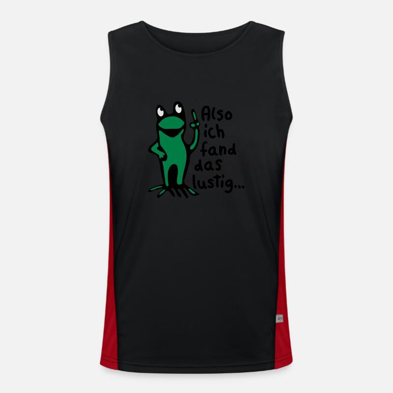 Grenouille + sort Débardeur respirant contrasté Homme 