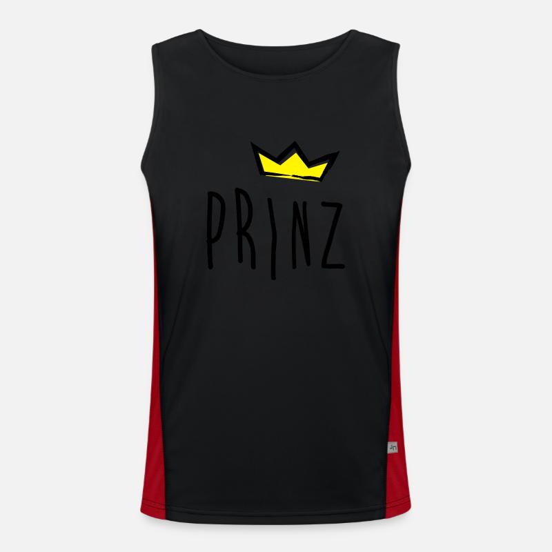 prinz Funktionelles Kontrast-Tank Top für Männer 