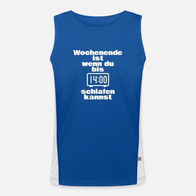Wochenende Funktionelles Kontrast-Tank Top für Männer 