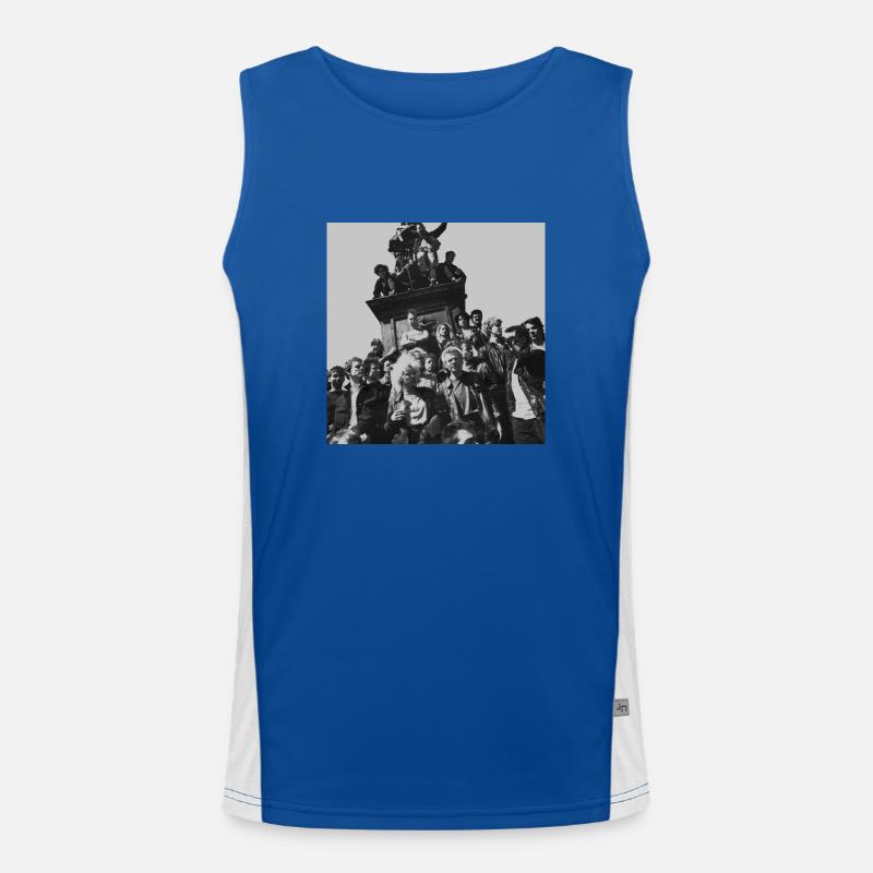 Punkrock Funktionelles Kontrast-Tank Top für Männer 