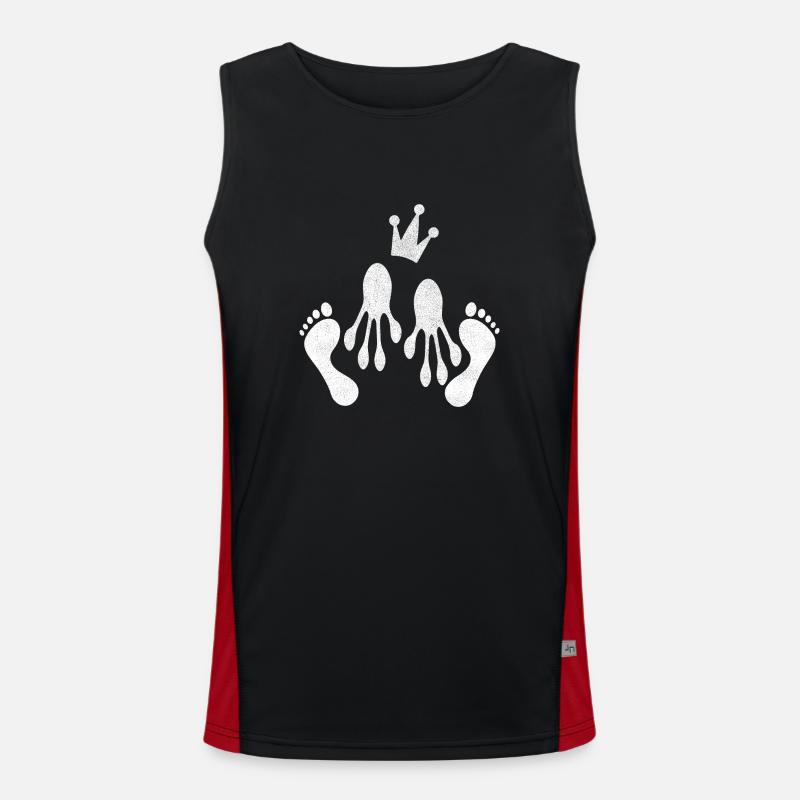 Frog Prince Men's Functional Contrast Tank Top 
