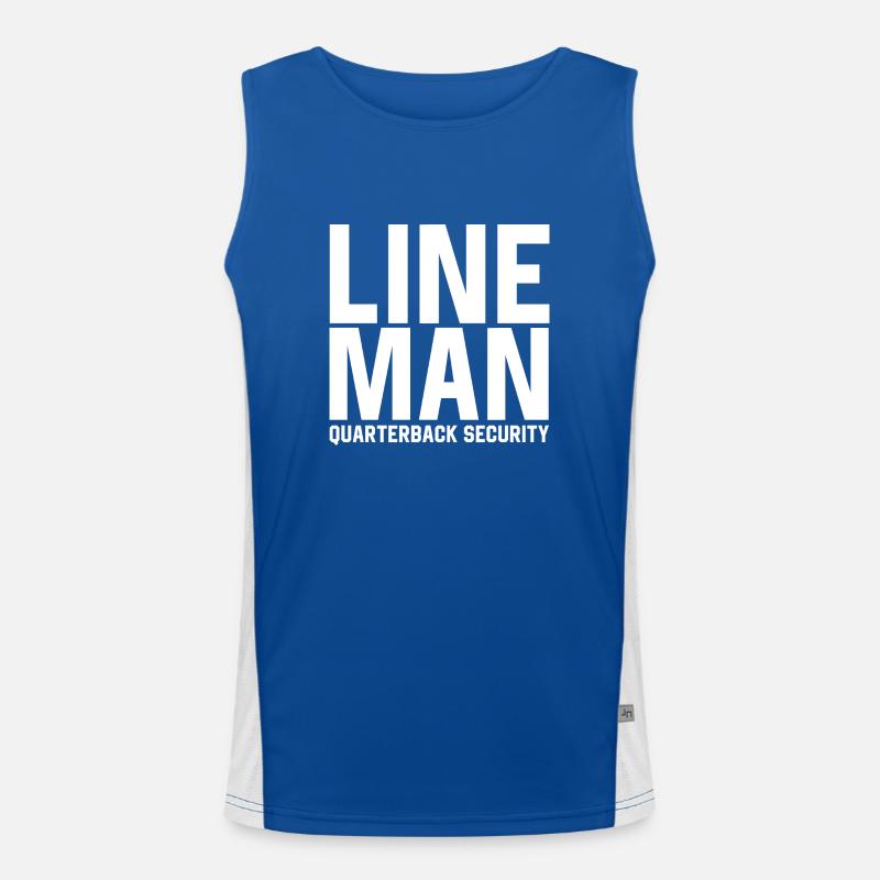 Lineman Quarterback Security Débardeur respirant contrasté Homme 