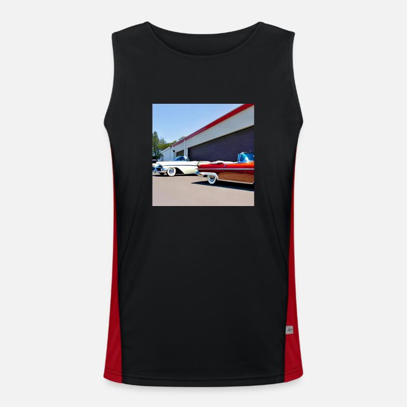 C10 Funktionelles Kontrast-Tank Top für Männer 