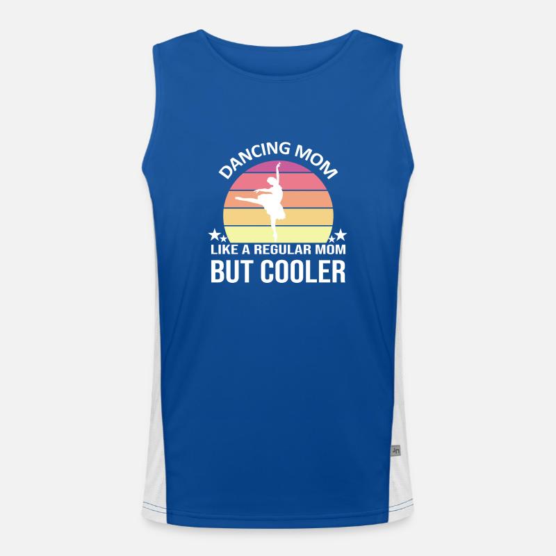 Dancing Dance Music Funktionelles Kontrast-Tank Top für Männer 