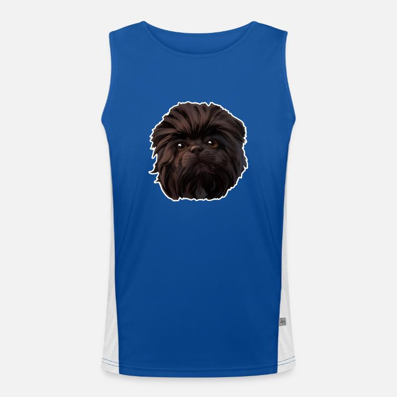 Affenpinscher Débardeur respirant contrasté Homme 