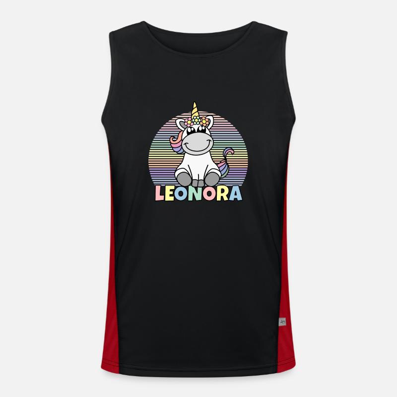 Nom de la licorne Leonora Débardeur respirant contrasté Homme 