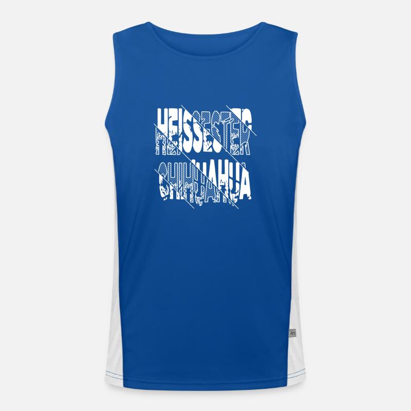 windhund geburtstag bday geschenkidee Funktionelles Kontrast-Tank Top für Männer 