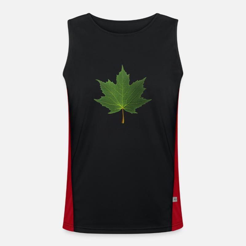 MAPLE LEAF Men's Functional Contrast Tank Top 