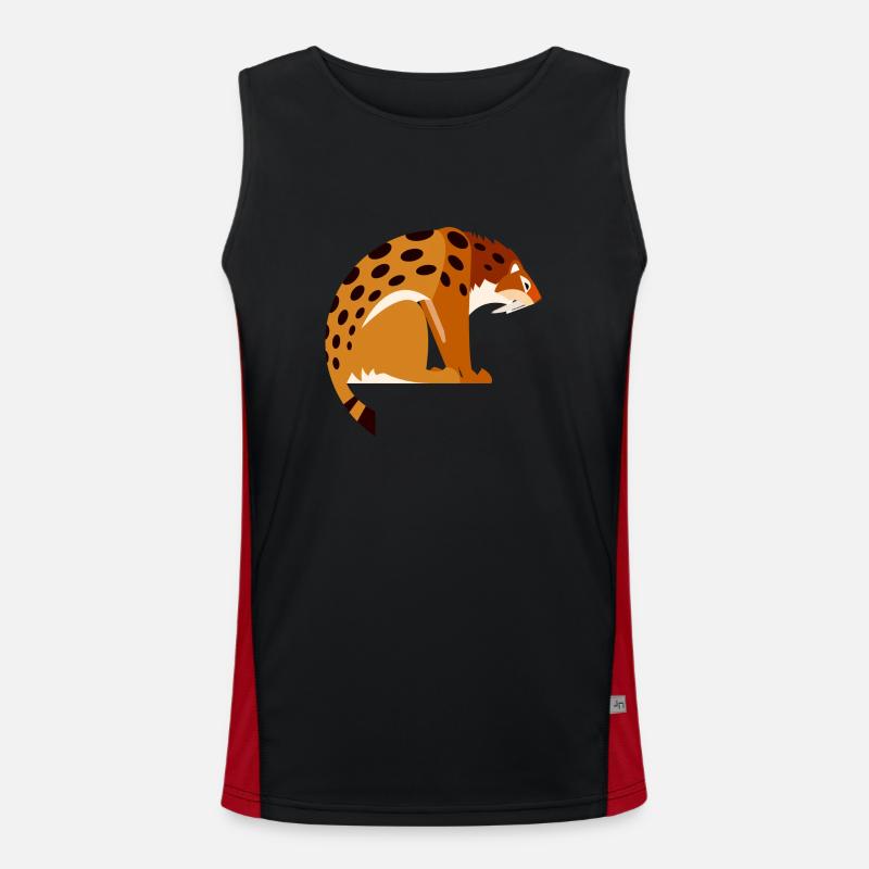 smilodon1 Funktionelles Kontrast-Tank Top für Männer 