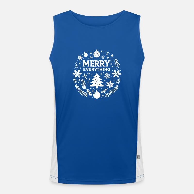 Merry Everything Men's Functional Contrast Tank Top 