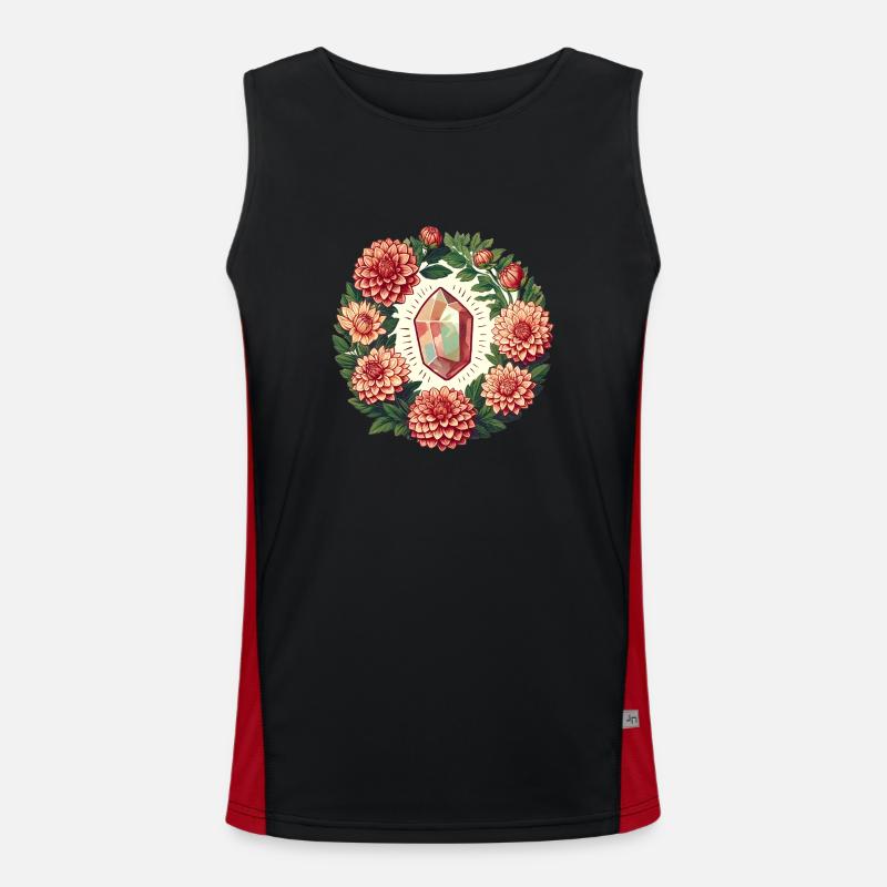 Edelstein Funktionelles Kontrast-Tank Top für Männer 