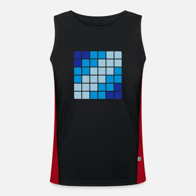Pattern Men's Functional Contrast Tank Top 