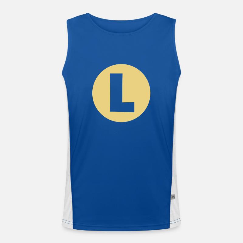 L Funktionelles Kontrast-Tank Top für Männer 