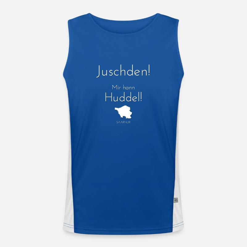 Juschden! Funktionelles Kontrast-Tank Top für Männer 